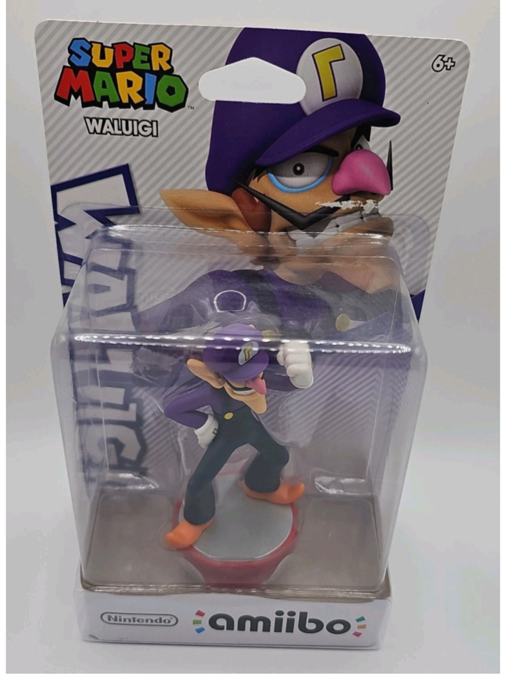 Waluigi Amiibo Nintendo Wii U Nintendo 3DS Super Mario Series New Sealed 2016